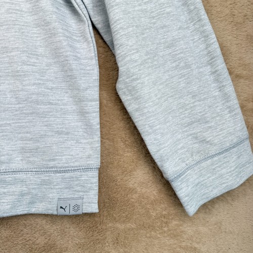 Maglione PUMA Cloudspun Uomo XL Grigio Erica Love Golf Girocollo Elasticizzato Felpa - Foto 11 di 17