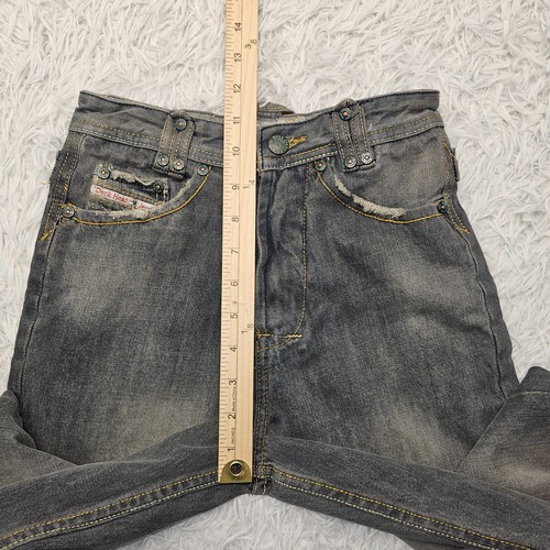 Boys Youth Duck Head Bootcut Classic Distressed Denim Blue Jeans Size 8 - Picture 10 of 14