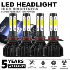 For 2003 2004 2005 2006 2007 Honda Accord Led Headlight High Low Beam Bulbs 4pcs For 2003 2004 2005 2006 2007 Honda Accord Led Headlight High Low Beam Bulbs 4pcs