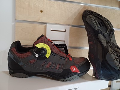 Mtb Schuhe Scott CrusR BOA Herren/ unisex grau/rot