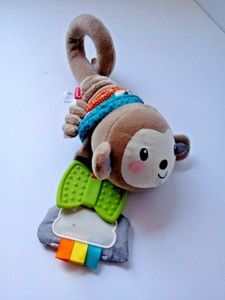 infantino monkey teether