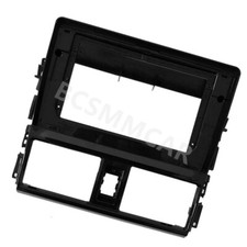 Ajuste para Toyota Vios Yaris 2013-2017 marco de radio estéreo de auto moldura de panel de fascia