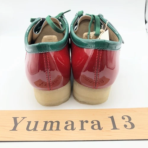 Supreme × Clarks Patent Leather Wallabee Multicolor 26176853 UK 4