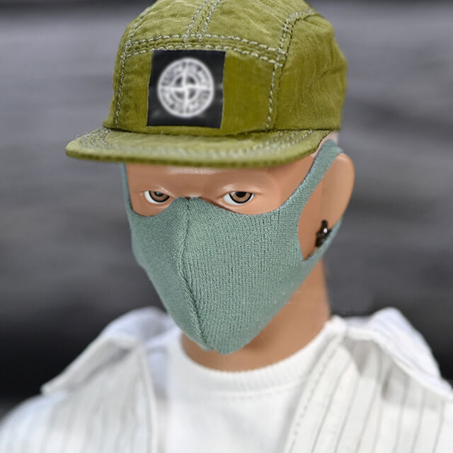 Supermc Sp-145 1/6 Soldier Fashion Doll Mask Model for 12" Action Figure Green