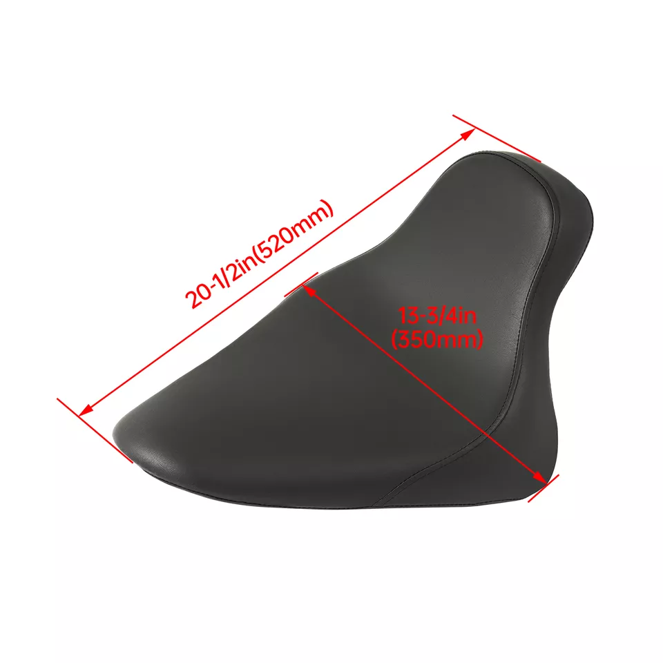 Driver Solo Seat For Harley Heritage Softail Classic FLSTC FLST FLSTF 2000-2007 - Image 2 of 4