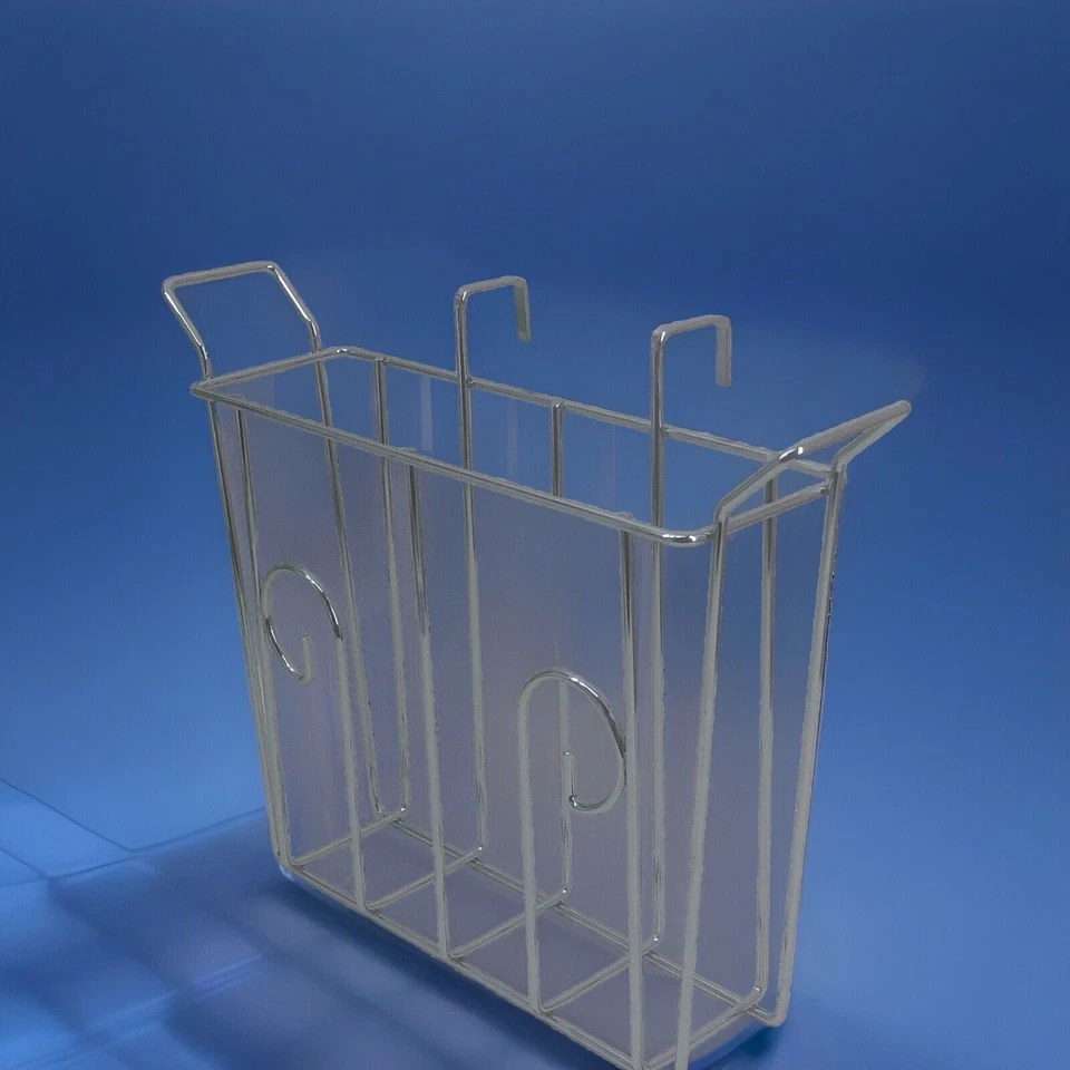 Soporte organizador de baño cromado InterDesign clásico sobre tanque Foto 2 de 4