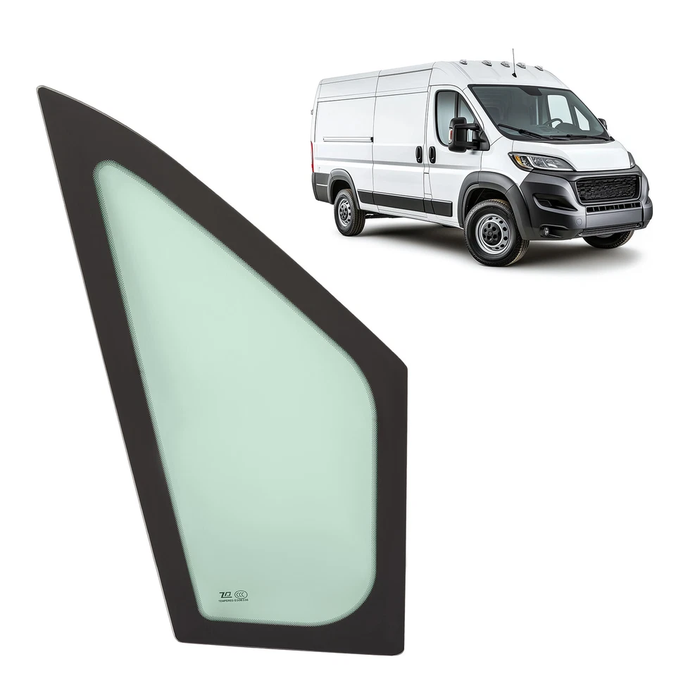 Front Vent Window Glass Right Side Fits 2014-2024 RAM Promaster 1500 Cargo Van Foto 2 de 4