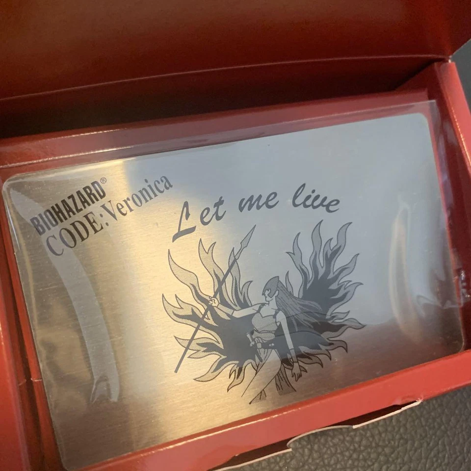 BIOHAZARD Resident Evil CODE VERONICA Limited Rockfort Prison Metal Plate New - Image 2 of 4