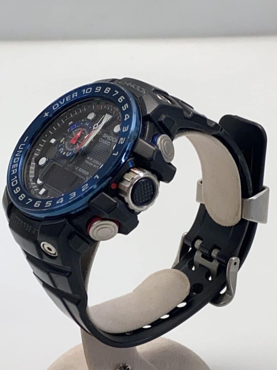 CASIO G-SHOCK GWN-1000B-1BJF Black/Blue Resin Tough Solar Digital