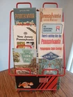 Vintage Uniroyal Tiger Tires Service Station Dealer Sign Road Map Rack w Maps