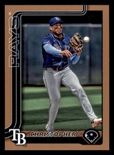 2025 Topps Gold #236 Christopher Morel Tampa Bay Rays 1984/2025