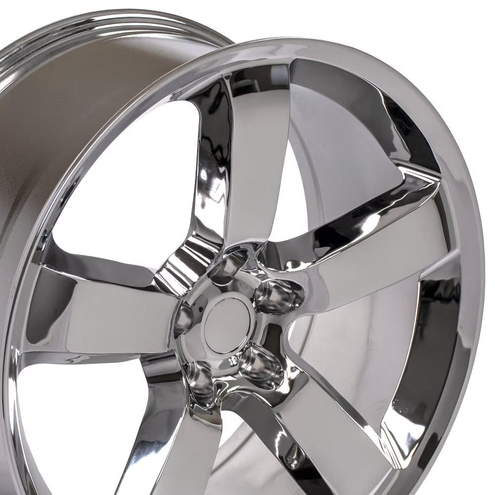 LEHRMEISTER CHROME SHADOW 06 レアマイスター クロムシャドウ 19インチ 4本 8.5J/9.5J5HPCD114.3+36/+45 ディッシュ クラウン等　(MHG004)クレジットカード QRコード決済可能 20 inch Chrome 2262 Wheel SET(4) Fits Dodge Charger Challenger
