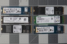 Western Digital-Sandisk- SKhynix - Samsung- 1TB M.2  SSD Mix models , Lot of 6