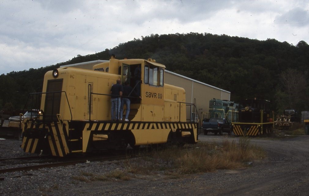 SBVR 80 Eisenbahn Zug Lok Original 2001 Foto Dia
