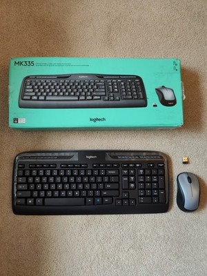Logitech MK335 Wireless Keyboard and Mouse Combo - Excellent Condition