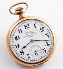 HAMILTON 992 ADJUSTED FOR RAILROAD SERVICE 21 JEWEL 16S POCKET WATCH