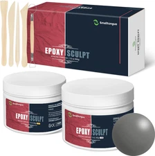 Smalltongue AB Epoxy Sculpt Clay, 2 Part Modeling Compound (A & B) 2 Pound, Epox