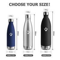 Thermosflasche 750Ml Bpa-Frei, Vakuum, Auslaufsicher, Doppelwandig,
