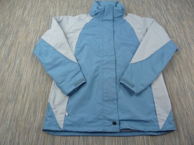 Regatta Element II Jacke Damen Größe 12 blau wasserdicht winddicht Outdoor Kapuze