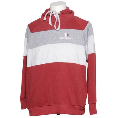 Donnay, Kapuzenpullover, Größe: XXL, Rot/Grau/Weiß, Baumwolle/Polyester #BtQ