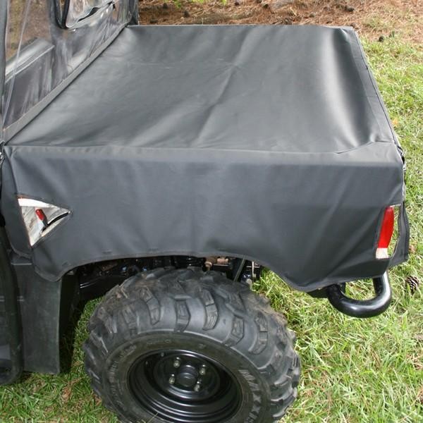Bâche de benne pour Yamaha Rhino UTV en toile noire renforcée imperméable