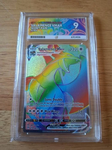 Salamence VMAX 194/189 - ACE 9 Darkness Ablaze Secret Rare Full Art - NOT PSA