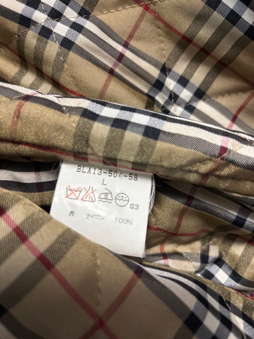 Burberry Balmacaan Coat Nylon Nova Check Lining Brown Mens Outerwear Size L thumbnail 9