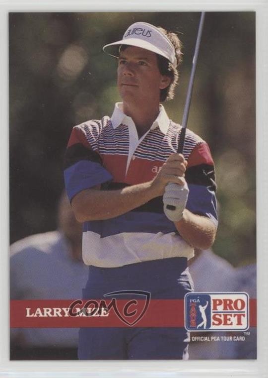 1992 Pro Set Golf Larry Mize #105 0w6