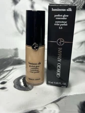 NIB Giorgio Armani 5.5 Medium Peach Luminous Silk Multi-Purpose Glow Concealer