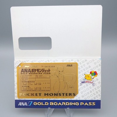 Pokemon Card ANA GOLD BOARDING PASS No.3 Mewtwo Japanese P268 | eBay