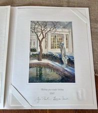 *RARE LARGE* 2007 Official White House President George W. Bush Christmas Card