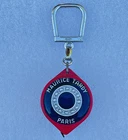 Vintage MAURICE TARDY PARIS BOURBON Meter Ribbon St Christophe Keychain