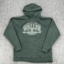 Morgan Wallen Hoodie Mens XL Green One Night At A Time Tour Sweatshirt Concert