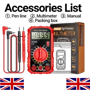 ANENG SZ308 Multimètre numérique AC/DC Électricien en tension du compteur actuel LCD Ohm