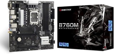 Biostar B760MZ-E Pro Intel Sockel 1700 Mainboard Intel B660 ATX DDR4 USB 3.1