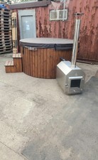 Bestellen: Hot Tub 200cm / Bade-Fass / Whirpool / Set mit Edelstahlofen