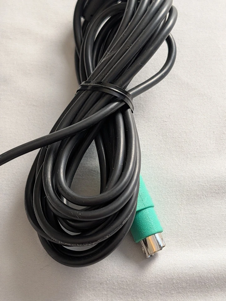 Vintage IBM Logitech M-S48W (M-S4AW) PS/2 Ball Mouse - 3 Button -Classic Black - Image 4 of 4