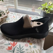 Skechers GO WALK FLEX Relish Hands Free Slip-ins Black Women's Memory Foam