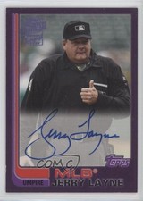 2019 Topps Archives Fan Favorite 1982 Design Purple /150 Jerry Layne Auto 1oq2