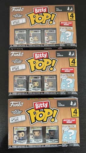 NEW Funko The Office Bitty POP! 12 Mini Figures, 3 Pkg W 3 Mystery Figures 2025