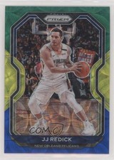 2020-21 Panini Prizm Choice Blue Yellow & Green Prizm JJ Redick #184 pe8