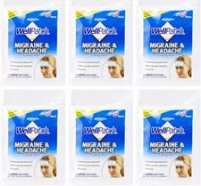 24-Pack Mentholatum WellPatch Headache Migraine Cooling Patch /6 Pouches of 4