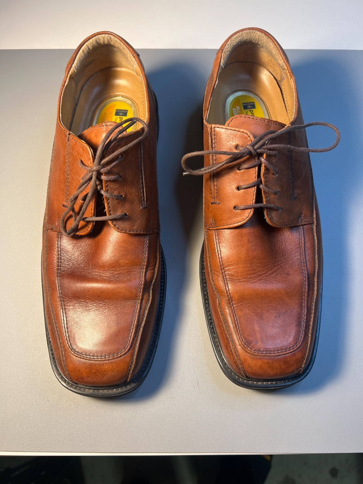Dockers Pro Style Mens Brown Lace Up Shoes Made for All Motion Comfort Size 11