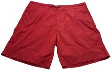 Men's Faherty All Day Shorts 8" Size 36 Red