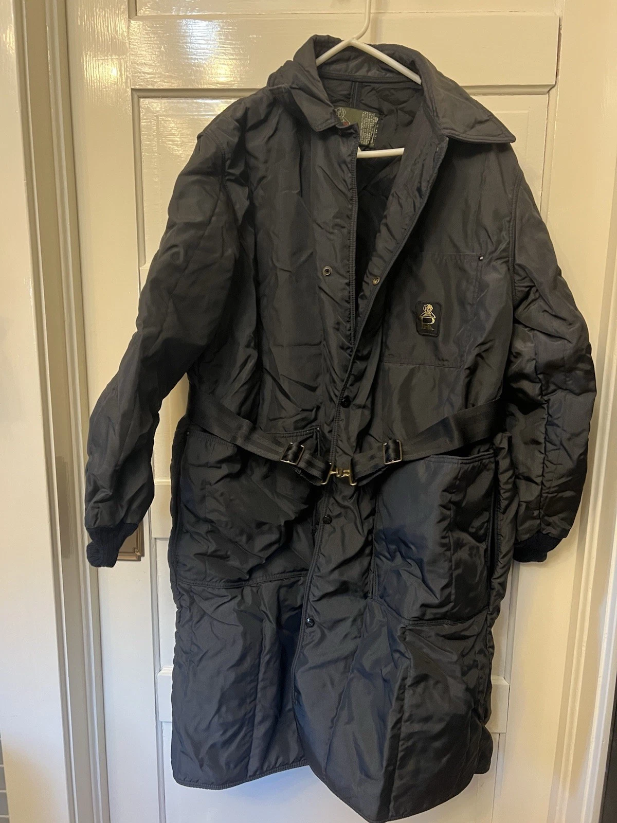 RefrigiWear Iron-Tuff Inspector Jacket Knee Length Insulated Workwear Coat Sz L