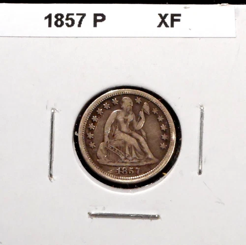 1857-P  Seated Liberty Dine  --Extra  Fine Condition