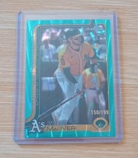 Topps 2025 Chrome Willie MacIver Teal Raywave Rookie #USC81 150/199 Athletics