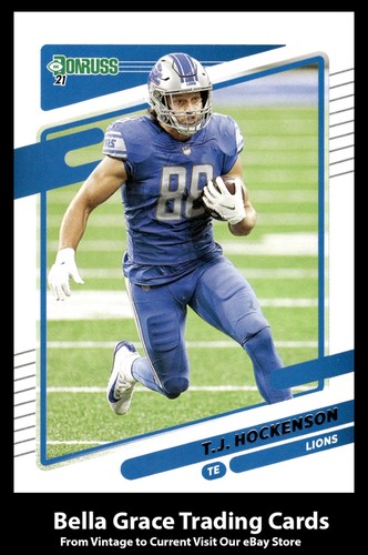 2021 Panini Donruss T.J. Hockenson #176 card