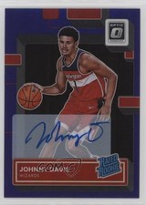 2022 Donruss Optic Rated Rookie Purple Prizm Signatures Johnny Davis Auto 01e8