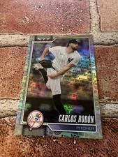 2026 Topps Series 1 Carlos Rodon #82 Opening Logo - New York Yankees